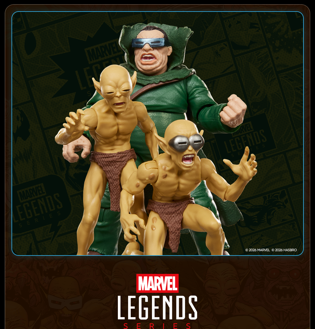 Marvel Legends Series Marvel's Mole Man & Moloids Multi-Pack