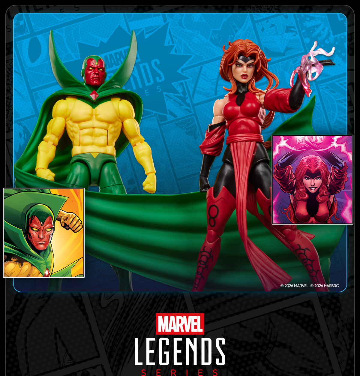 Marvel Legends Series Vision & Scarlet Witch