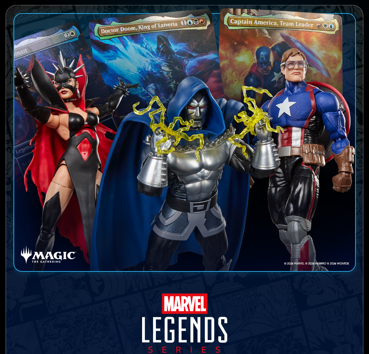 Shop the Marvel Legends Magic: The Gathering collection
