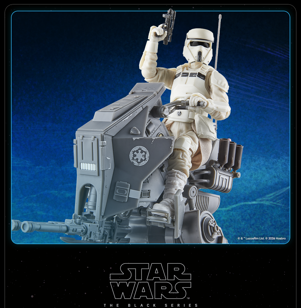 Star Wars The Black Series INT-4 Interceptor & Imperial Remnant Warlord Figure