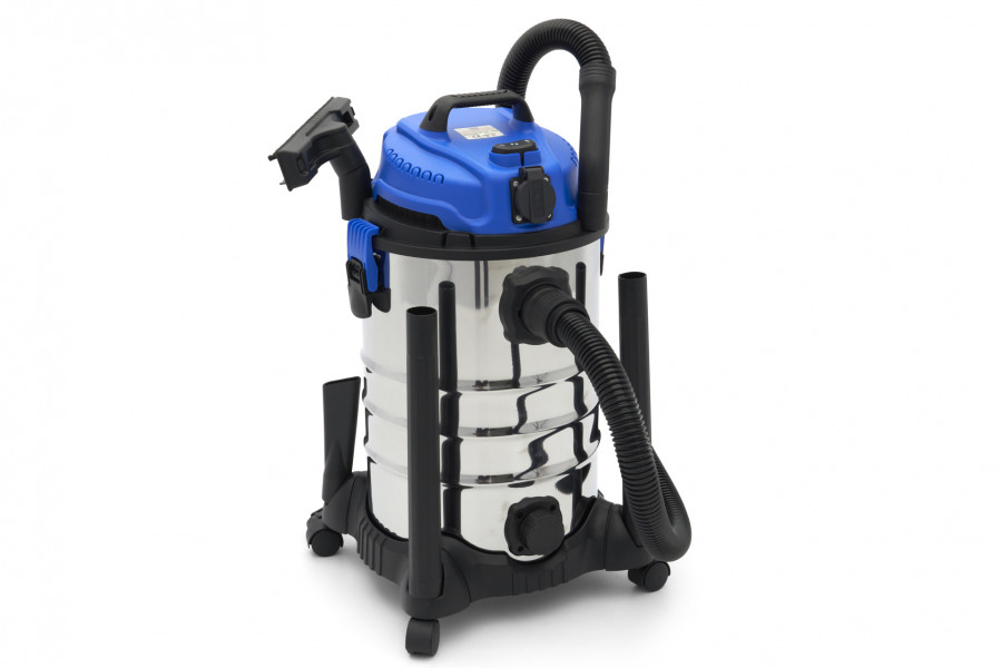 Image of HBM 30 Liter Nat en Droog Stofzuiger met Inschakelautomaat 1400 W