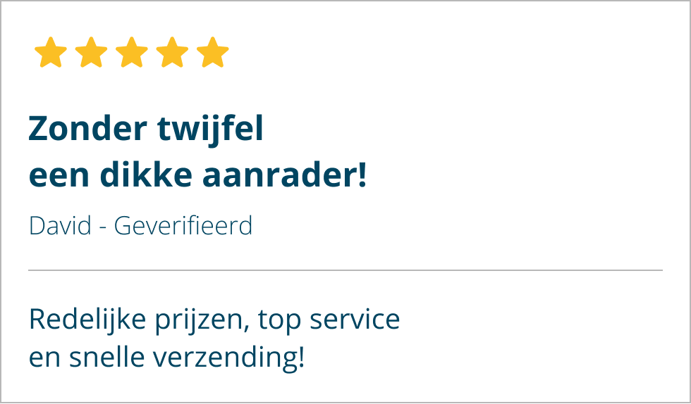 Zonder twijfel een dikke aanrader!