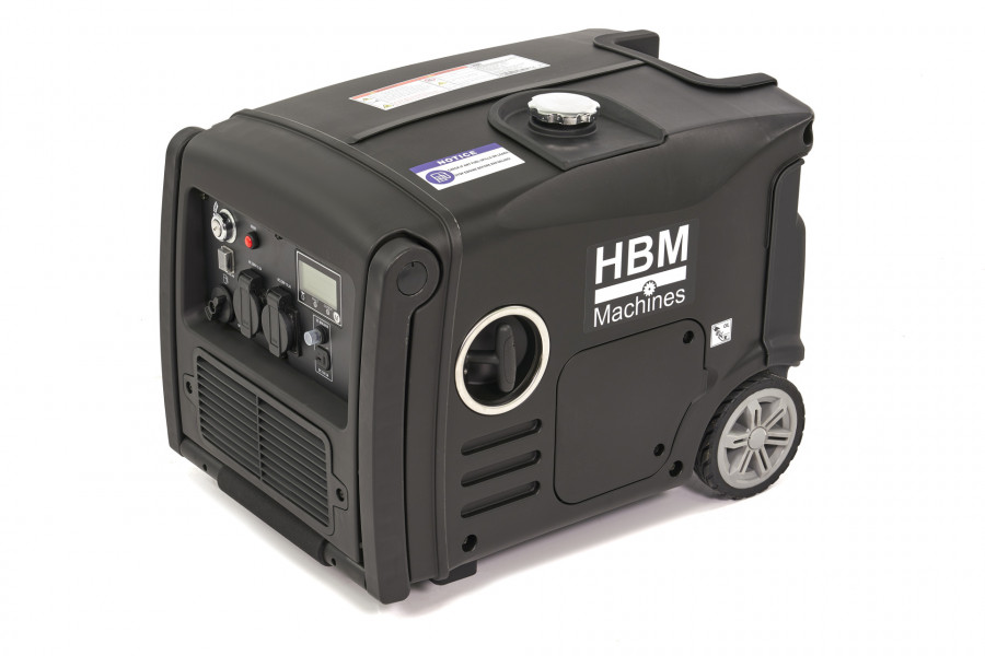 Image of HBM 3200 Watt 4-Takt Inverter Generator, Aggregaat Met 223 cc Benzinemotor 230 V / 12 V