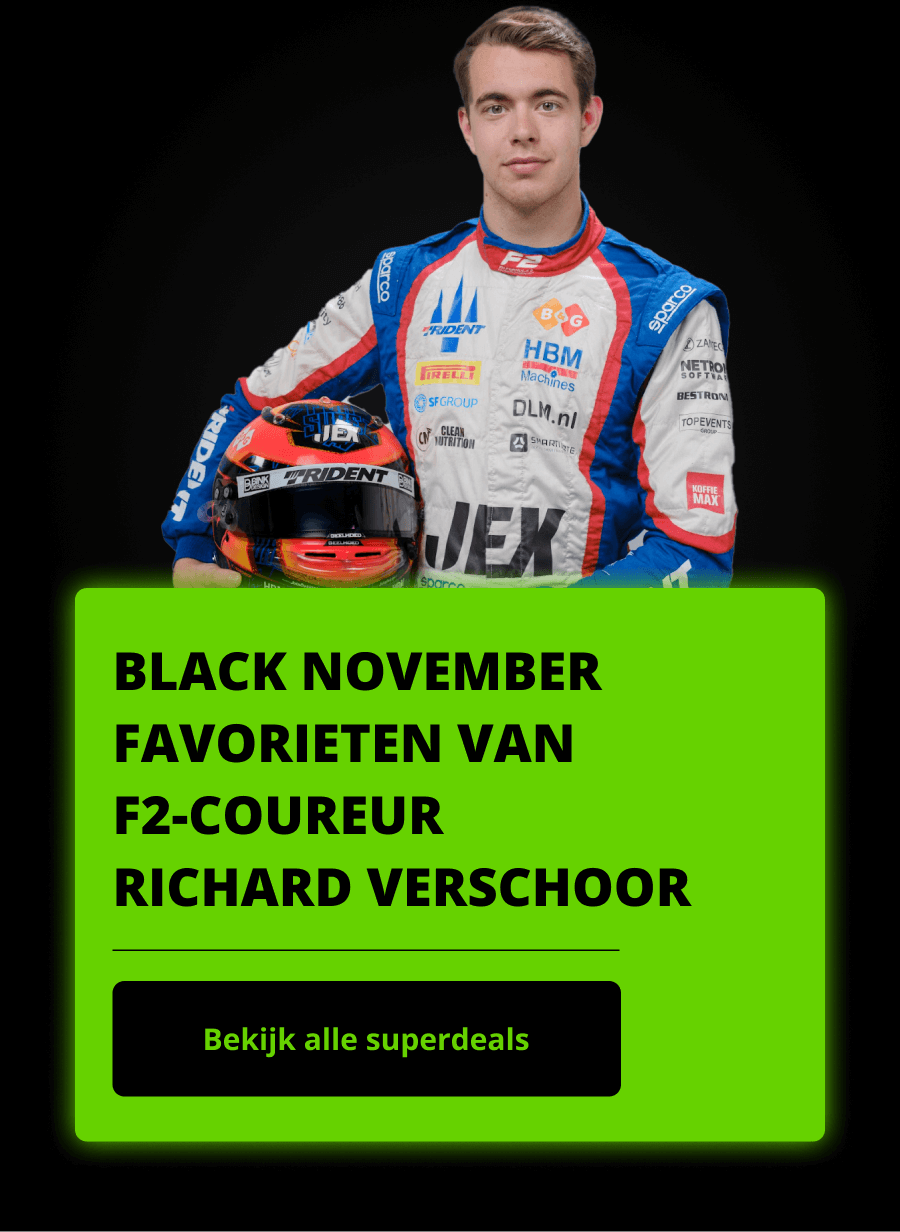 Black November favorieten van F2-coureur Richard Verschoo Bekijk alle superdealsr