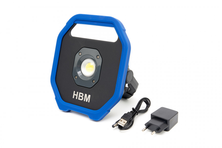 Image of HBM Professionele COB LED Bouwlamp Met 2 Standen 350 – 1100 Lumen