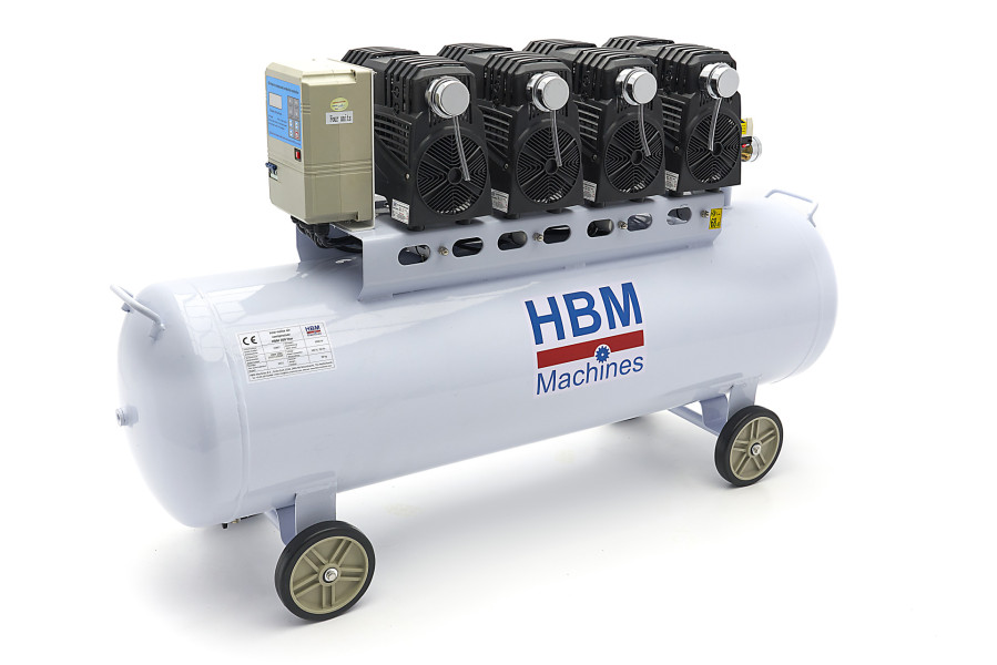 Image of HBM 200 Liter Professionele Low Noise Compressor - Model 2