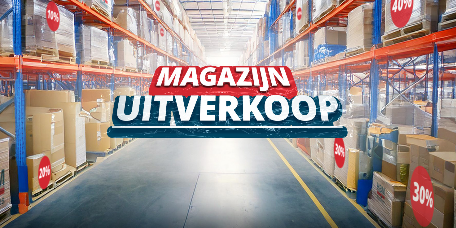 Magazijn uitverkoop