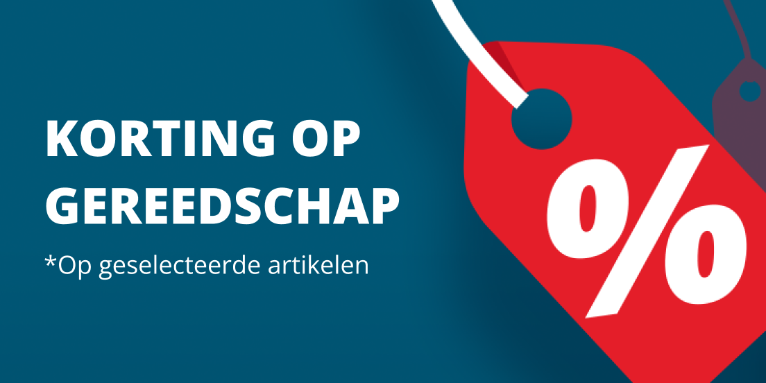 Korting op gereedschap