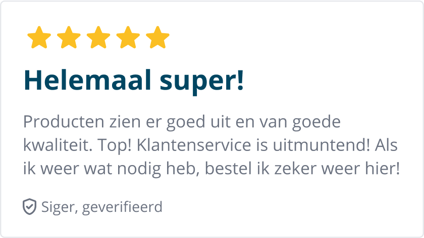 Helemaal super!