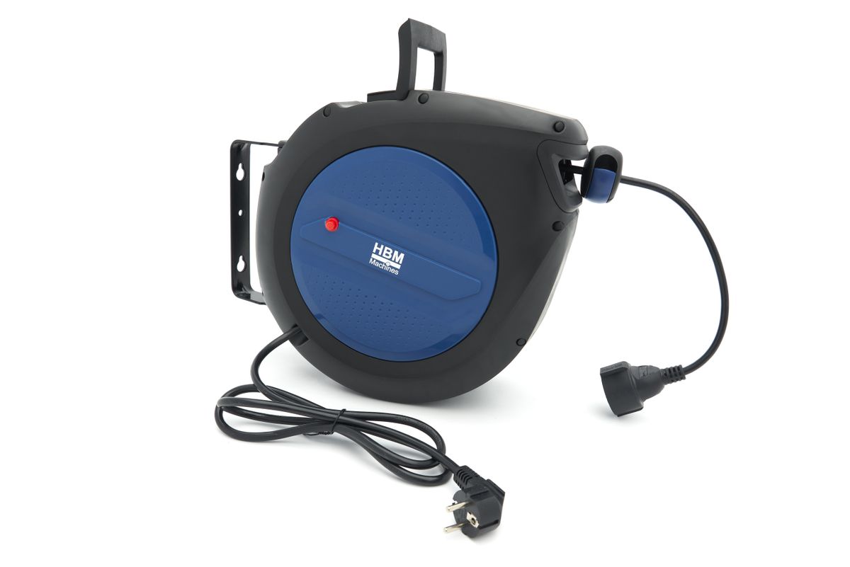 HBM automatische stroomhaspel, kabelhaspel IP20, 3x 1,5mm 7 m