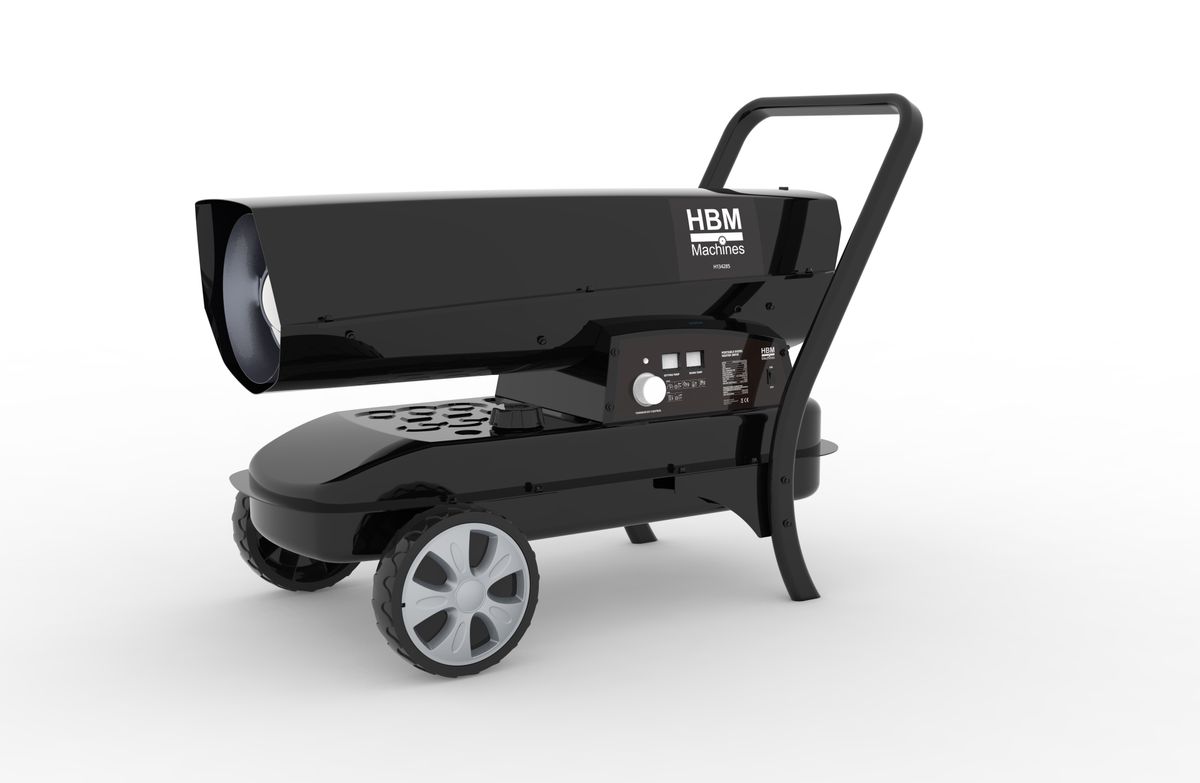 HBM verrijdbare dieselheater vierkant 30000 Watt