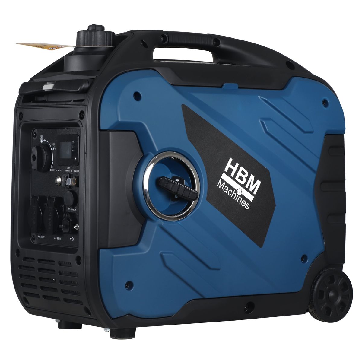 HBM inverter aggregaat, generator met 174 cc benzinemotor 230V 4200W