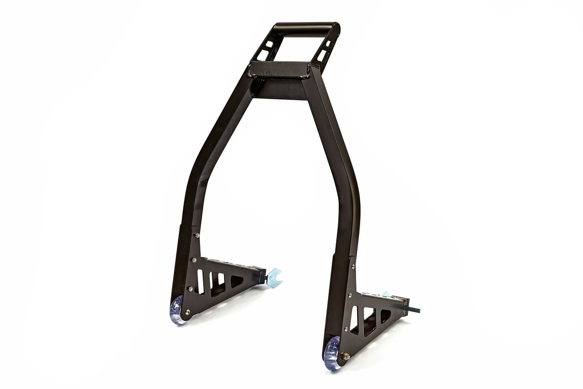 HBM Professionele GP Paddockstand voor het Achterwiel