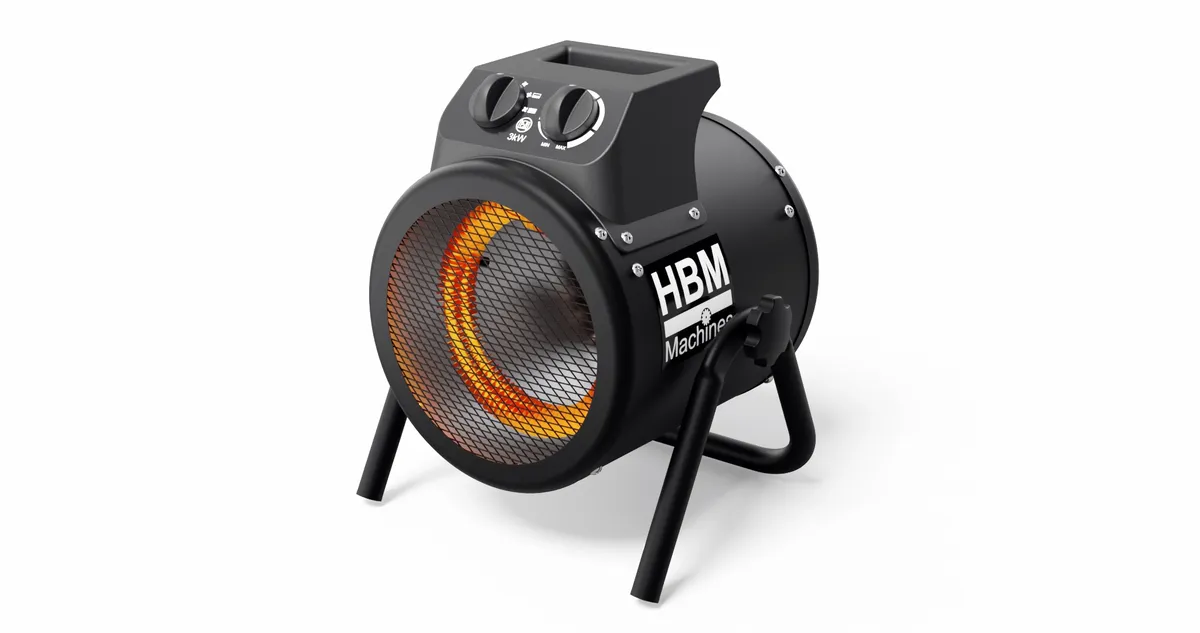HBM elektrische heater 1500 - 3000 Watt