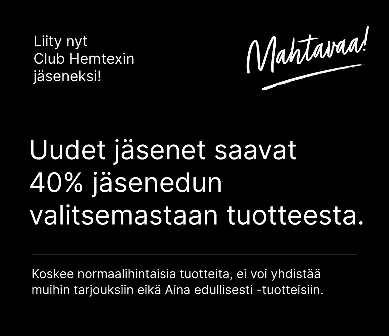 Liity Club Hemtexiin