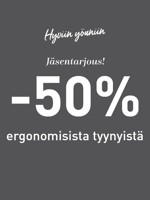 Ergonomiset tyynyt