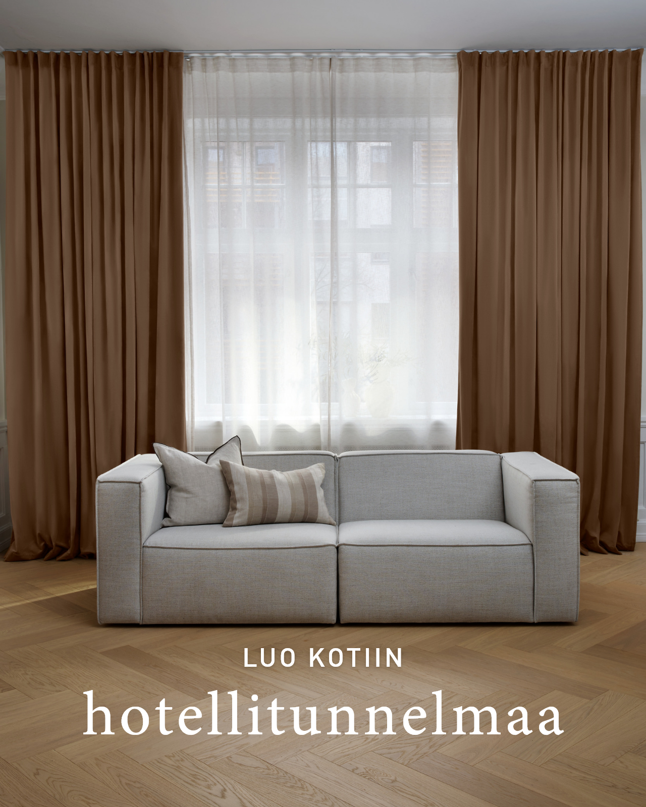 Hotellitunnelmaa verhoille