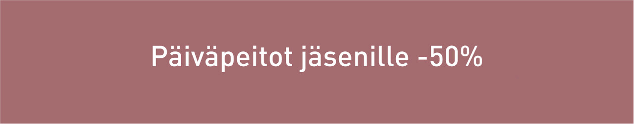 Päiväpeitot jäsenille -50%