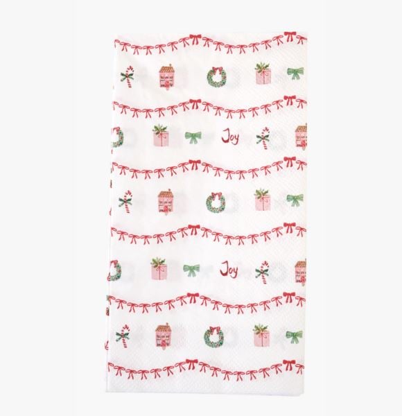 Joy & bows servetit moniväri