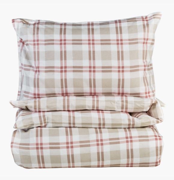 Teja flanellipussilakanasetti roosa