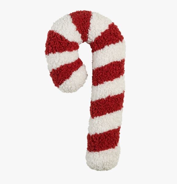 Candycane koristetyyny punainen