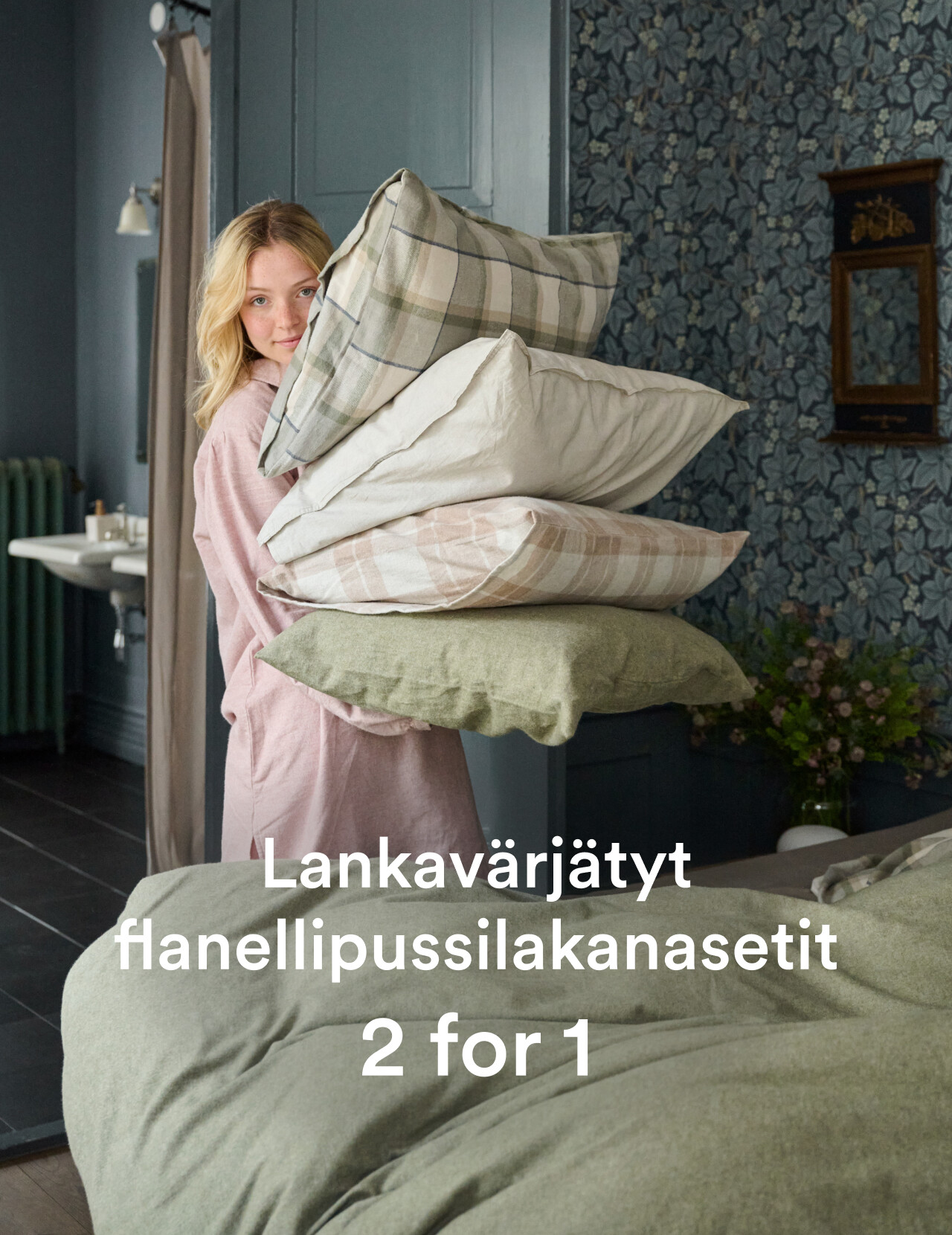 Lankav&auml;rj&auml;tty flanelli