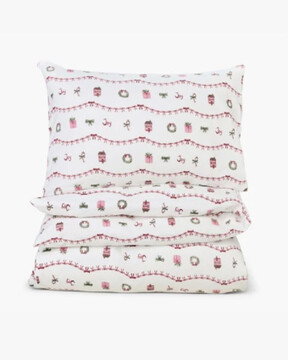 Bow and Joy flanellipussilakanasetti moniv&auml;ri