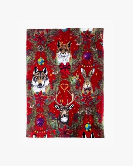 NW Friends pyyhe punainen