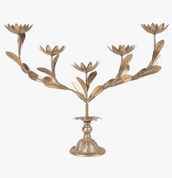 Flowers kynttilälyhty kulta