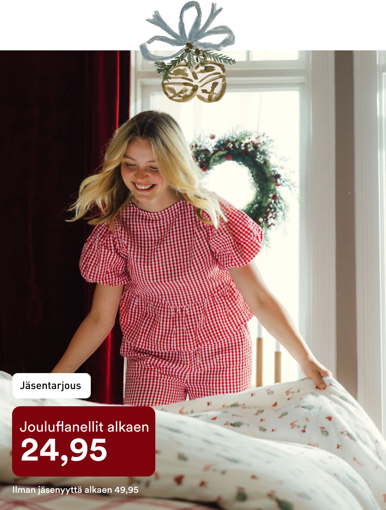 Jouluflanellit jädenille alk. 24,95 - Katso uutuudet!