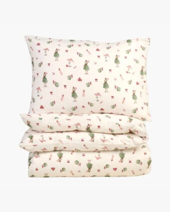 Cheers flanellipussilakanasetti moniväri