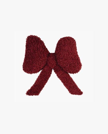 Bow koristetyyny joulunpunainen