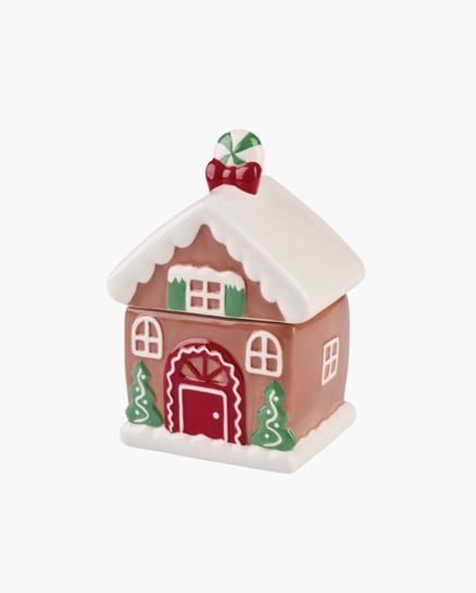 Hans säilytysrasia kannella ruskea