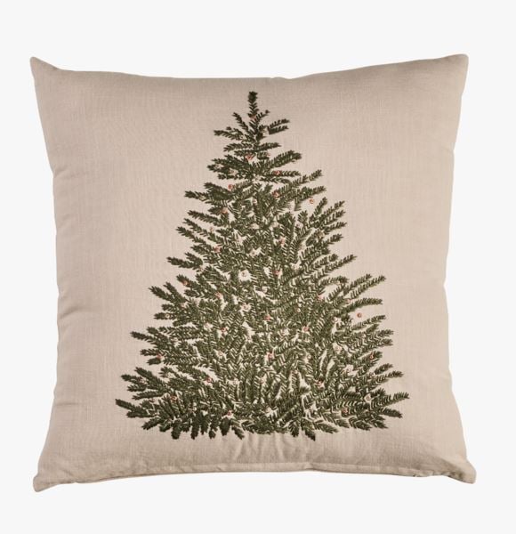 X-mas tree koristetyyny beige