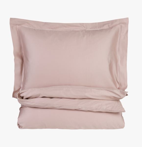 Luxor pussilakanasetti egyptinpuuvillaa puuteriroosa