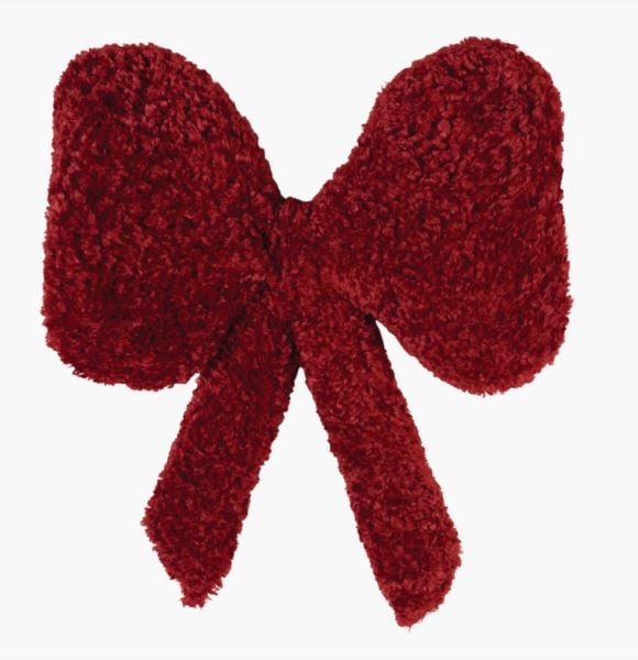 Bow koristetyyny punainen