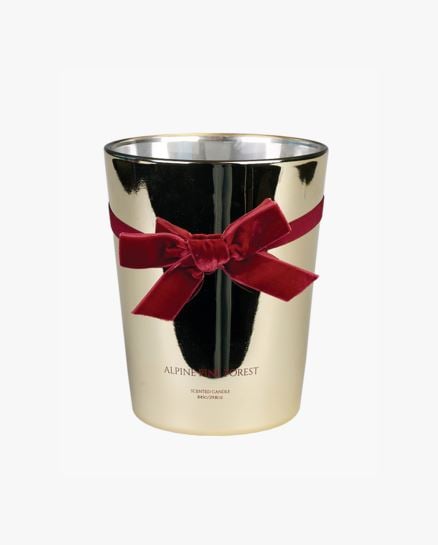 Sense X-mas Ribbon tuoksukynttil&auml; kulta