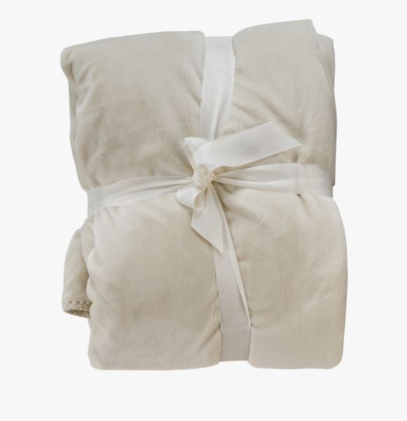 Ted fleecehuopa luonnonvalkoinen