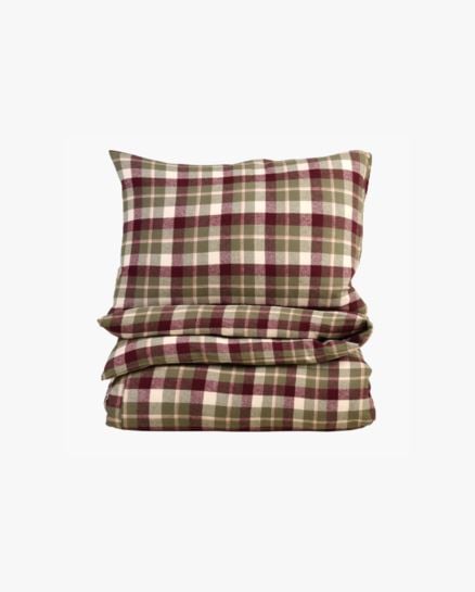 Gaustatoppen pussilakanasetti lankavärjättyä flanellia moniväri