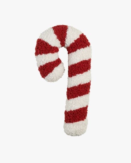 Candycane koristetyyny punainen