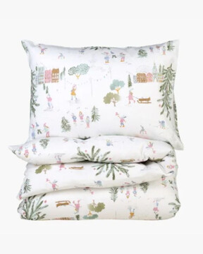 Joyful city flanellipussilakanasetti moniväri