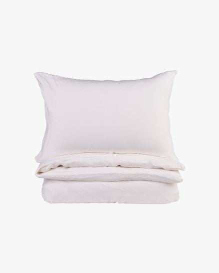 Linnen pussilakanasetti valkoinen