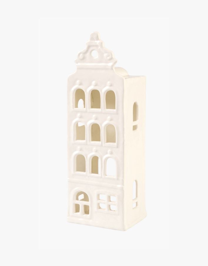 Coulisse lyhty valkoinen