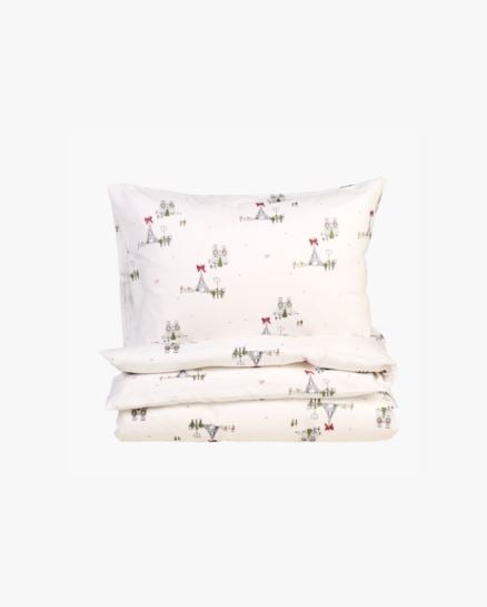 Paris Love flanellipussilakanasetti moniväri