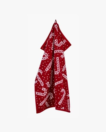 Candy cane pyyhe moniv&auml;ri/punainen