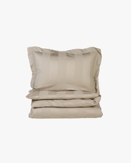 Birgitta pussilakanasetti satiinipuuvillaa vaalean beige