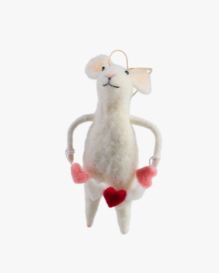 Mouse hearts jouluhiiri moniv&auml;ri/punainen