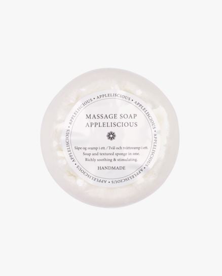 Soft hierontasaippua valkoinen