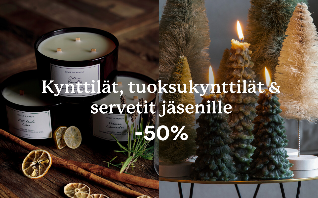 Kynttil&auml;t & servetit