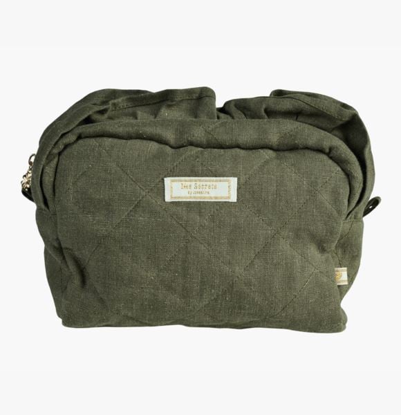 Linnenstory toilettilaukku oliivinvihreä